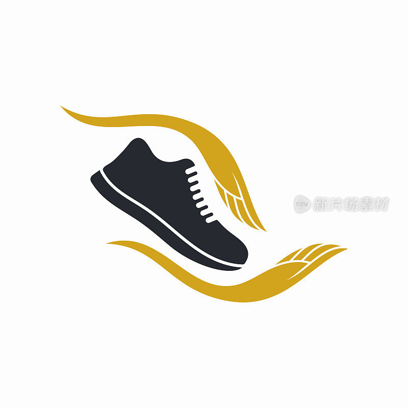 Handmade Shoes Logo Template Design